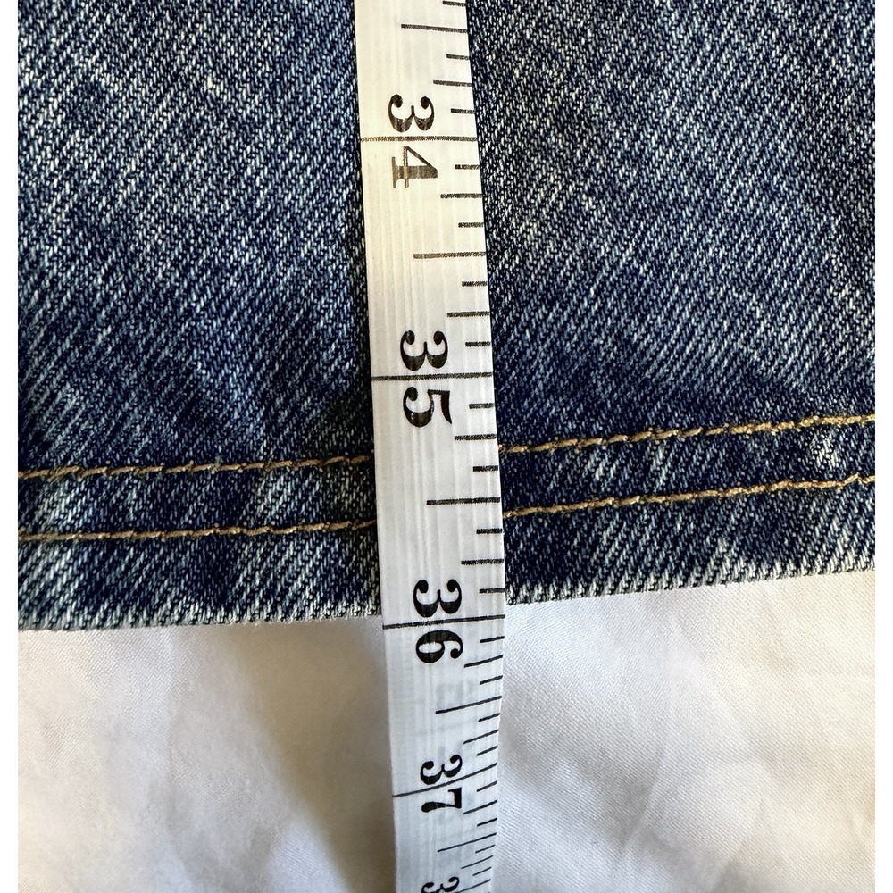 Ulla Johnson Astrid Denim Midi Skirt NWOT Retail $530 Frayed Waist Indigo Boho 4 - Picture 12 of 13